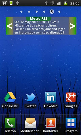 Metro Nyheter Widget