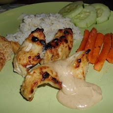 Chicken Satay W/Peanut-Coconut Sauce