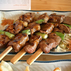 Mini-Marinated Beef Skewers
