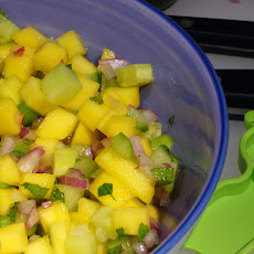 Cucumber-Mango Salsa