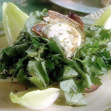 Warm Apple and Goat Cheese Salad