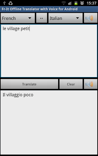 Fr-It Offline Translator
