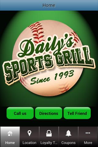 【免費商業App】Daily's Sports Grill-APP點子