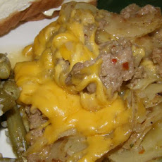 Spicy Au Gratin Beef Bake