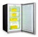 Freezer Tropical Smeg Bajo Mesada Plateado 