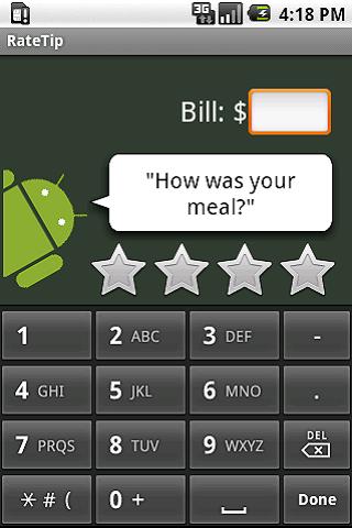 RateTip - Tip Calculator