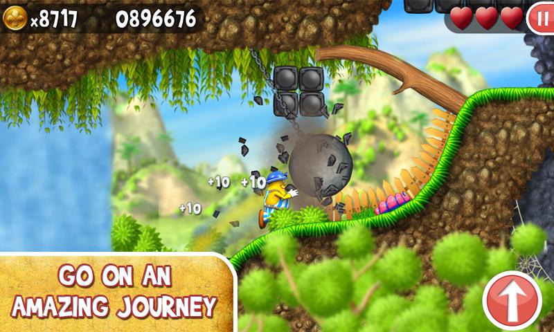 Android application Incredible Jack: Jumping & Running (Offline Games) screenshort