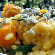 Butternut Squash, Rosemary, and Blue Cheese Risotto