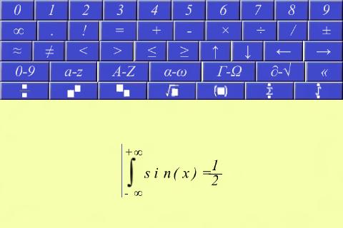 Equation writer.