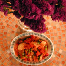 Peas in Tomato Sauce (Revithia Me Saltsa Domata)