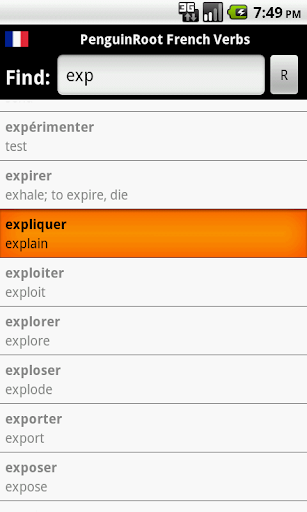 PenguinRoot French Verbs FREE