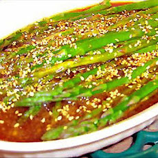 Sesame Asparagus with Garlic