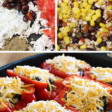 Santa Fe Turkey Stuffed Peppers