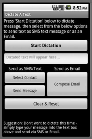 【免費商業App】Dictate A Text!-APP點子