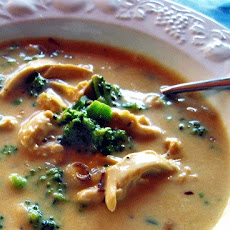 Very Cheesy Chicken Broccoli Cheese Soup
