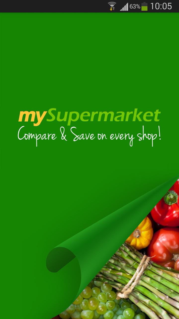 Android application mySupermarket – Shopping List screenshort