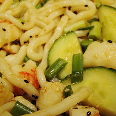 Udon Noodles With Citrus Vinaigrette