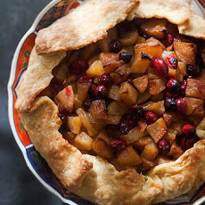 Pear and Cranberry Rustic Tart