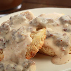 Buttermilk Biscuits and Sausage Cream Gravy Recipe