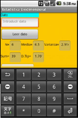 Calculadora estadística