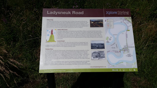Ladysneuk Road Information Sign