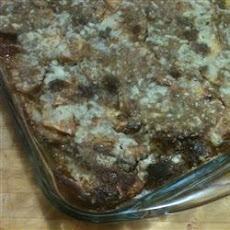 Apple Bread Pudding Pie