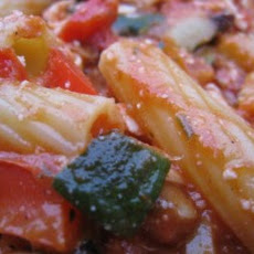 Baked Rigatoni With Roasted Vegetables
