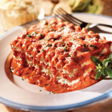Lasagna With Pink Sauce