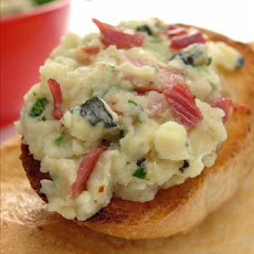 Bean, Bacon, and Blue Cheese Dip