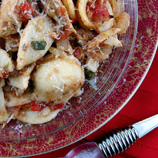 Crockpot Mediterranean Chicken Ragù with Orecchiette