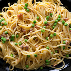 Pasta Carbonara with Peas Recipe