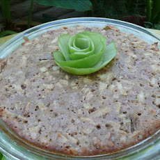 Apple Pie Cake with Rum Butter Sauce