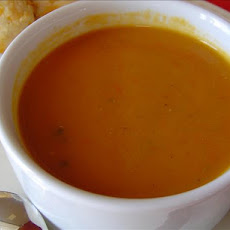 Roasted Tomato Soup With Fresh Basil