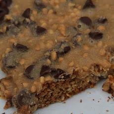 Lower Fat Peanut Butter Chocolate Chip Bars