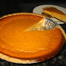 Splenda Pumpkin Pie