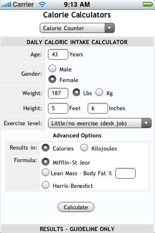 Calorie counting weight loss