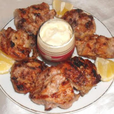 Farrouj Meshwi - Lebanese Garlic Chicken