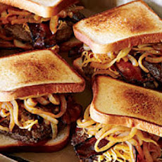 Smoked Gouda and Bacon Burgers with Barbecue Sauce