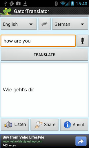 free-translator for android screenshot