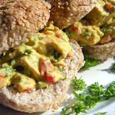 Chicken Salad in a Whole Wheat Bread Bowl