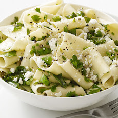 Pappardelle with Snap Peas