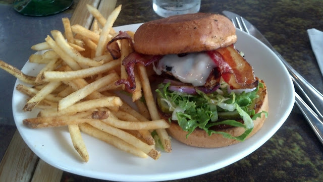 BBQ Chicken Sandwich with Gluten Free Bun & Fries
