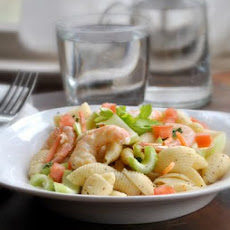 Pasta Shell and Shrimp or Ham Salad