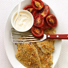 Baked Flounder with Roasted Tomatoes