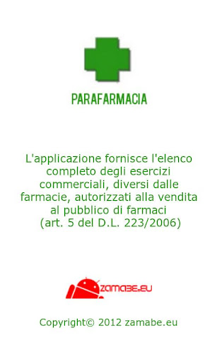 Open Data Parafarmacie