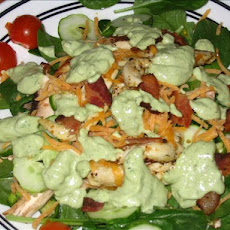 BLT Salad With Avocado Dressing