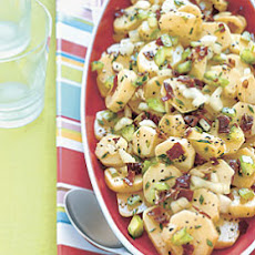 Yukon Gold Potato Salad with Crispy Prosciutto and Truffle Oil