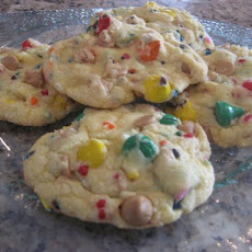 Rainbow Cake Mix Cookies - Aka Party-Cake Cookies