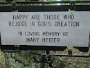 Mary Heider Memorial
