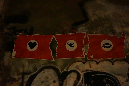 Love and Peace Graffiti 